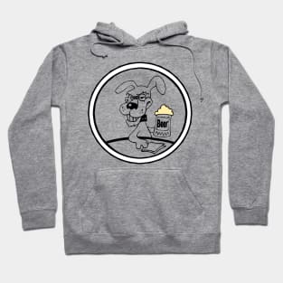 Dog Drinking Beer Hoodie